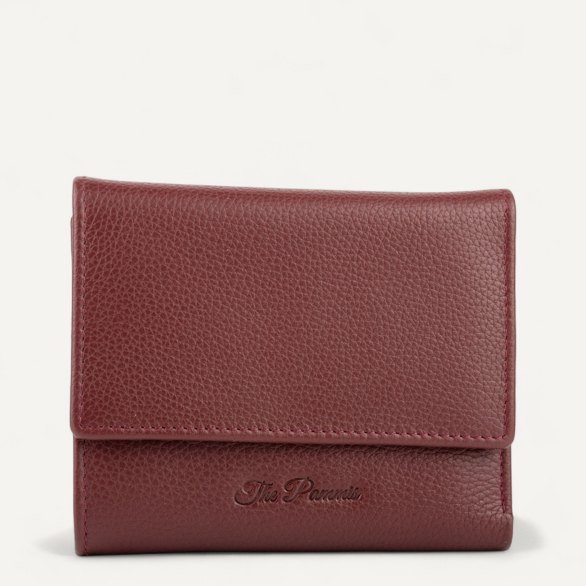 "Bordo genuine leather wallet by PAMMIS with card slots"